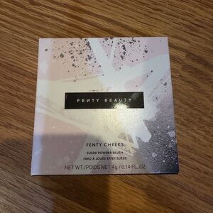 Fenty Beauty Compact with White and Pink Design